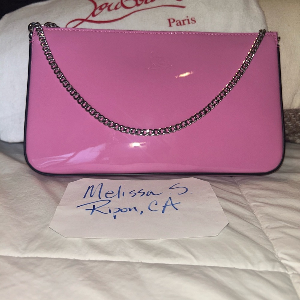 Christian Loubuiton Loubila pouch/shoulder bag gummy